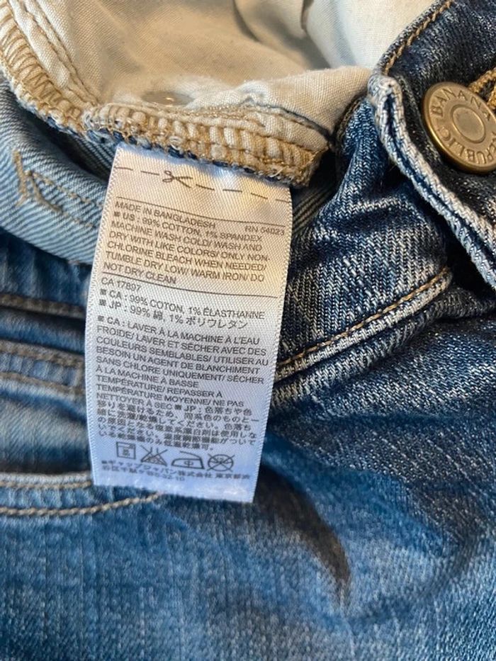 Jean 7/8 taille haute Banana Republic taille 40 - photo numéro 6