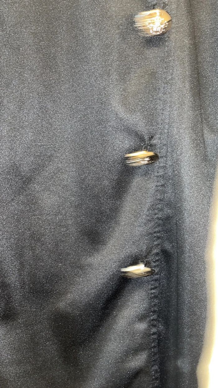 Élégante petite robe noire S style officier - photo numéro 6