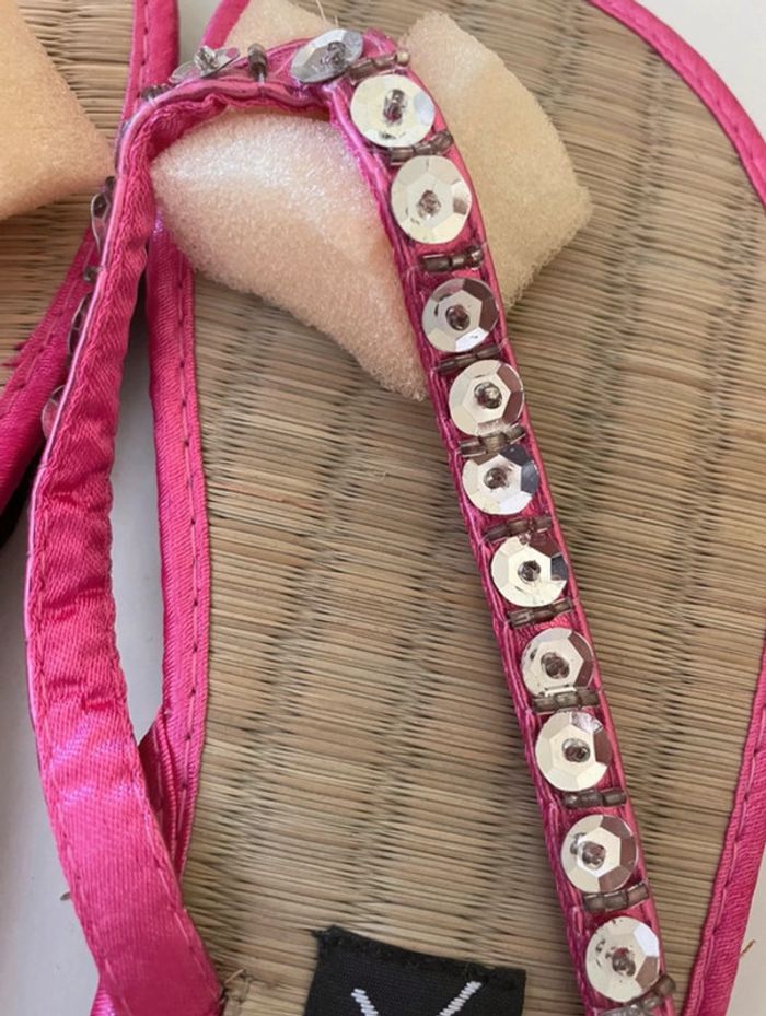 Tongs fuchsia neuves - P33 - photo numéro 3