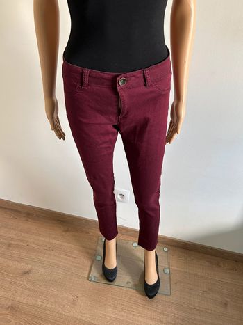 Pantalon bordeaux Desigual taille 38 bon état