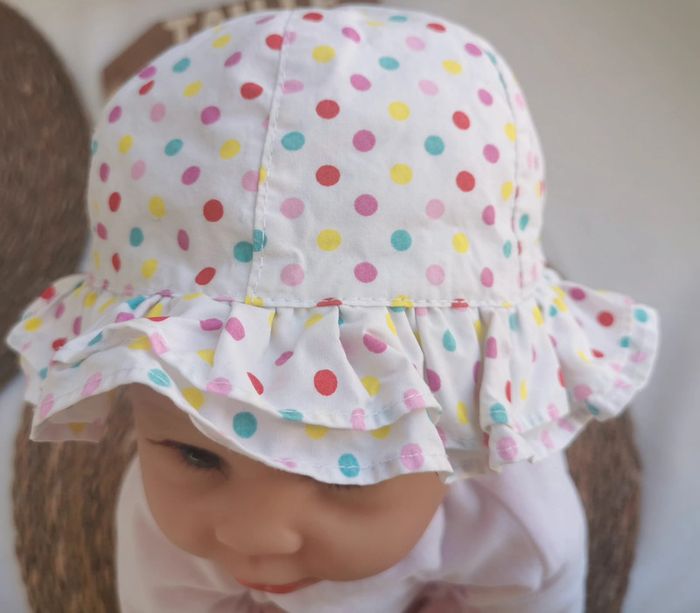 Chapeau 👣 fille, Kitchoun, taille 43, environ 6 mois - photo numéro 3