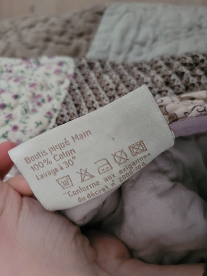 Boutis safeco provençal piqué main 240x260 cm - photo numéro 8