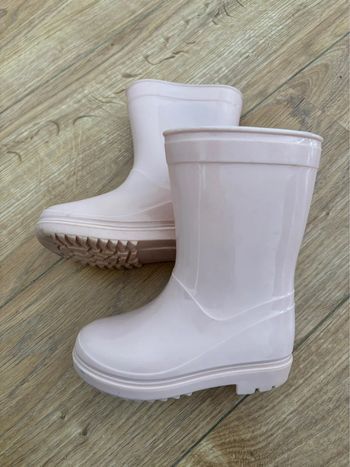 Bottes de pluie fille rose taille 22/23