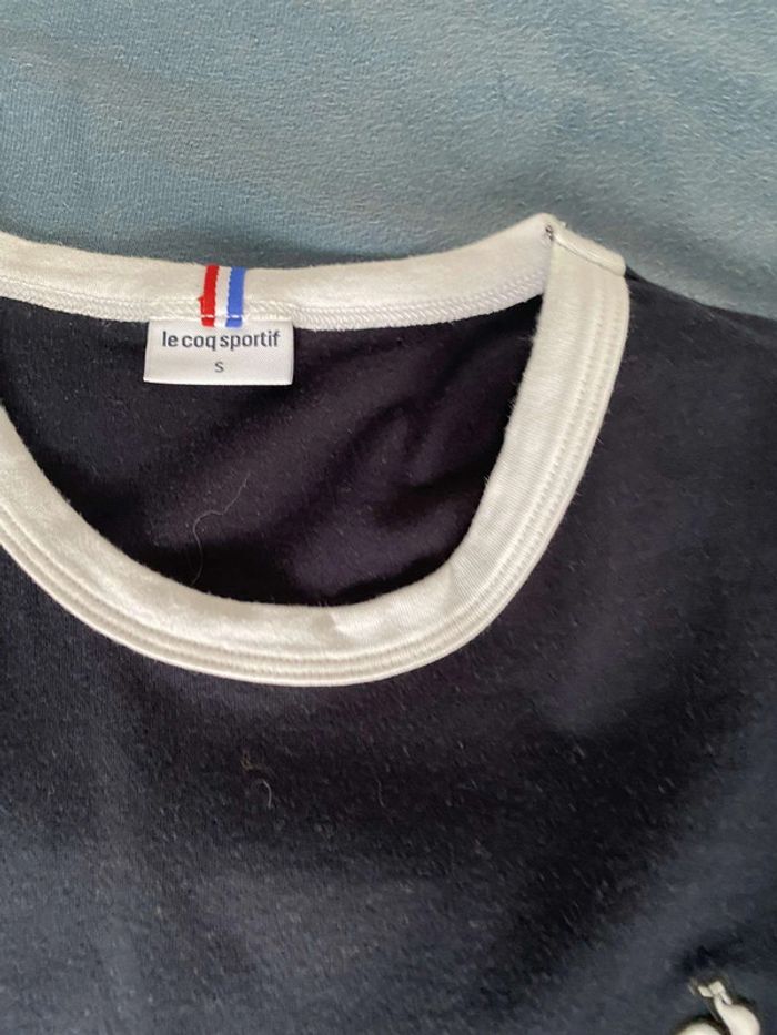 T shirt coq sportif bleu marine - photo numéro 3