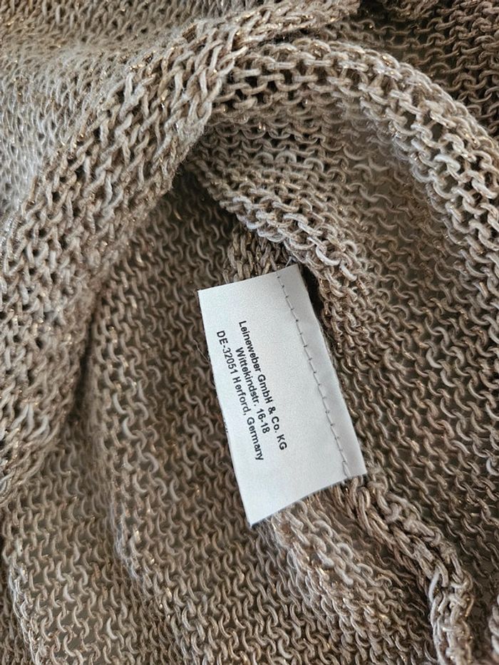 Brax pull beige/ doré taille 46 - photo numéro 7