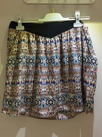 Jupe à motif aztèque