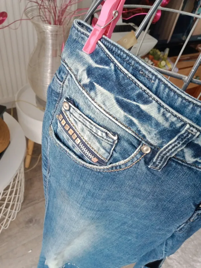 Jeans Diesel cuddy bleu - photo numéro 2
