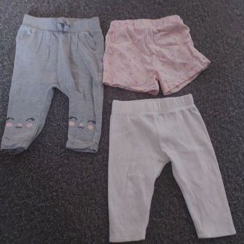 Pantalons + short 6 mois