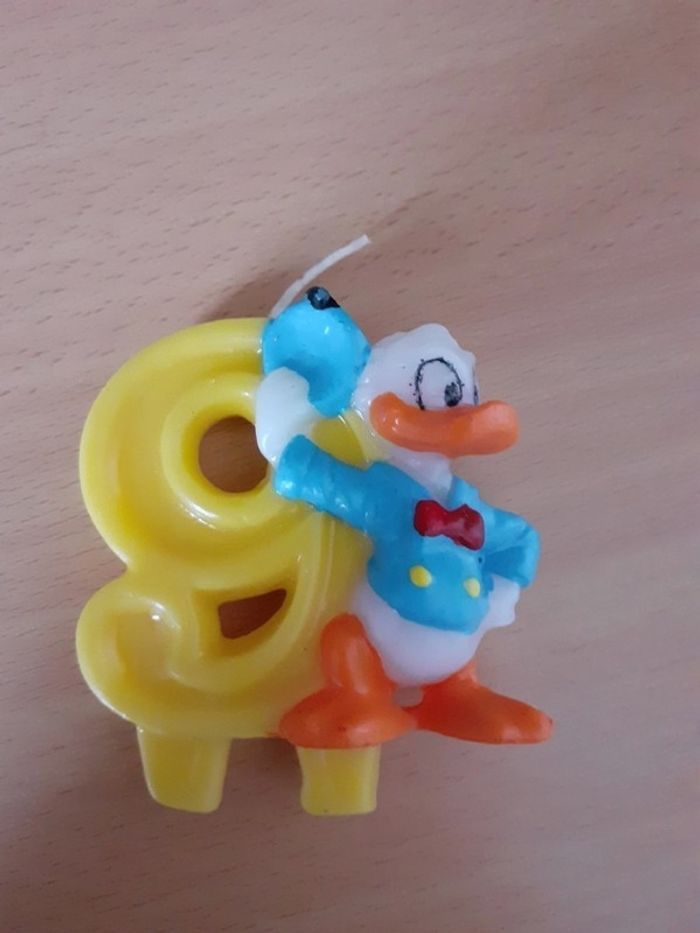 Bougie chiffre 9 DONALD