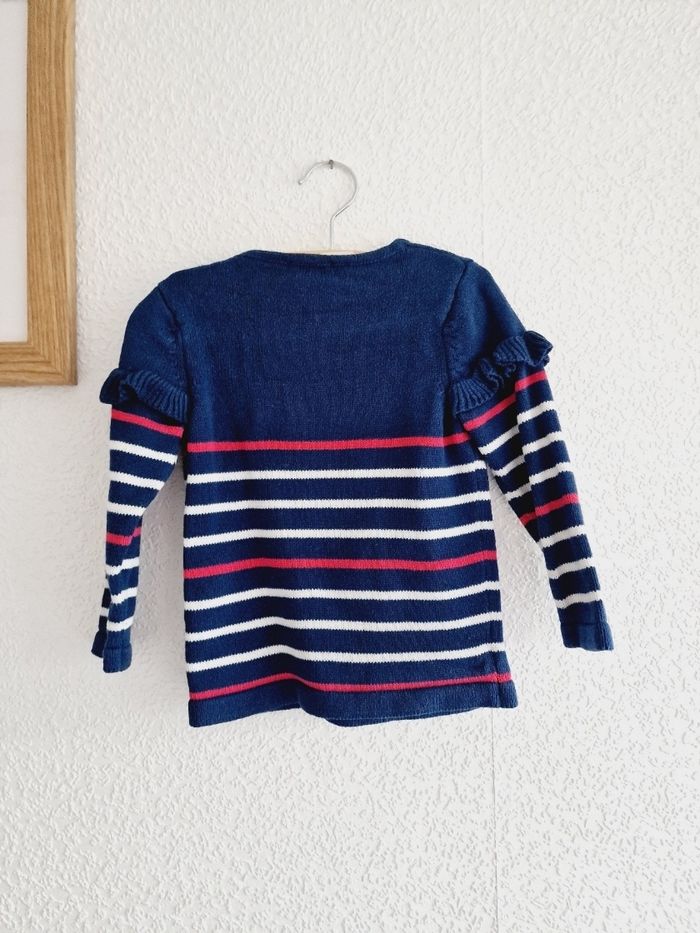 Little Marcel - Pull marinière, manches longues, col rond (2 ans) - photo numéro 5