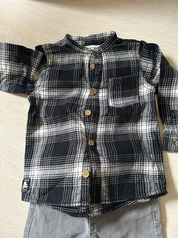 Ensemble chemise + jean garçon 24 mois lulu castagnette (gémo) - photo numéro 2