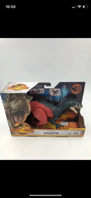 Figurine Jurassic World Megaraptor Mattel neuf