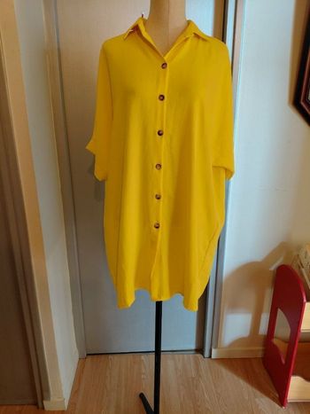 Très jolie chemise longue femme T U 