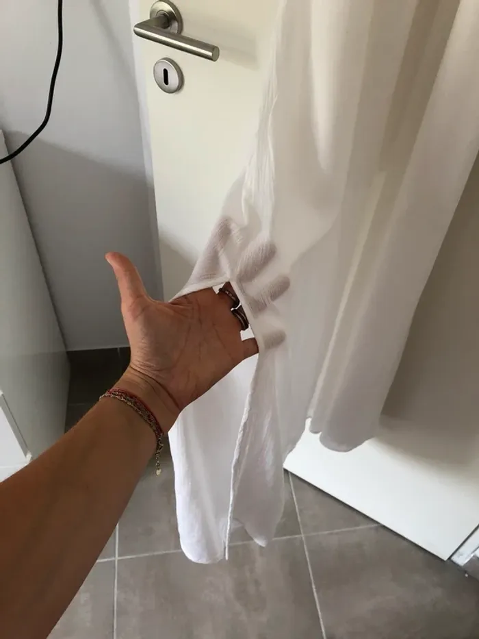 Robe longue blanche IKKS taille 36 - photo numéro 10