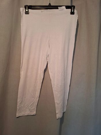 Magnifique leggings femme été blanc