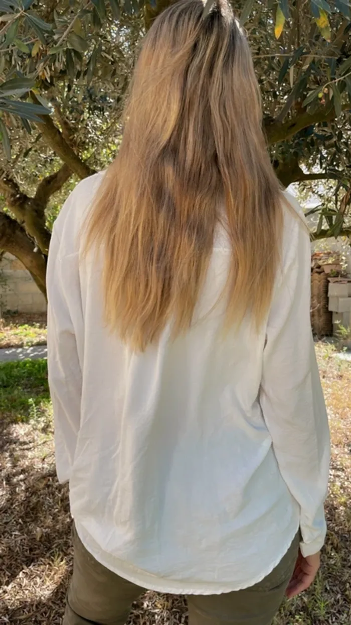 Chemise blanche fluide Taille unique - photo numéro 8