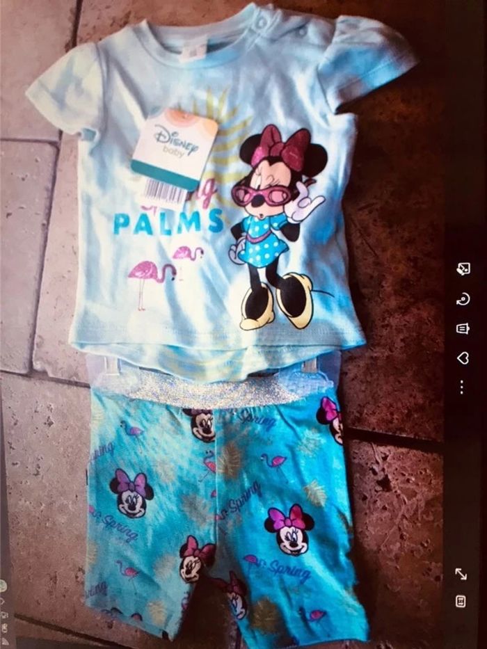 Ensemble bébé fille minnie 3 mois