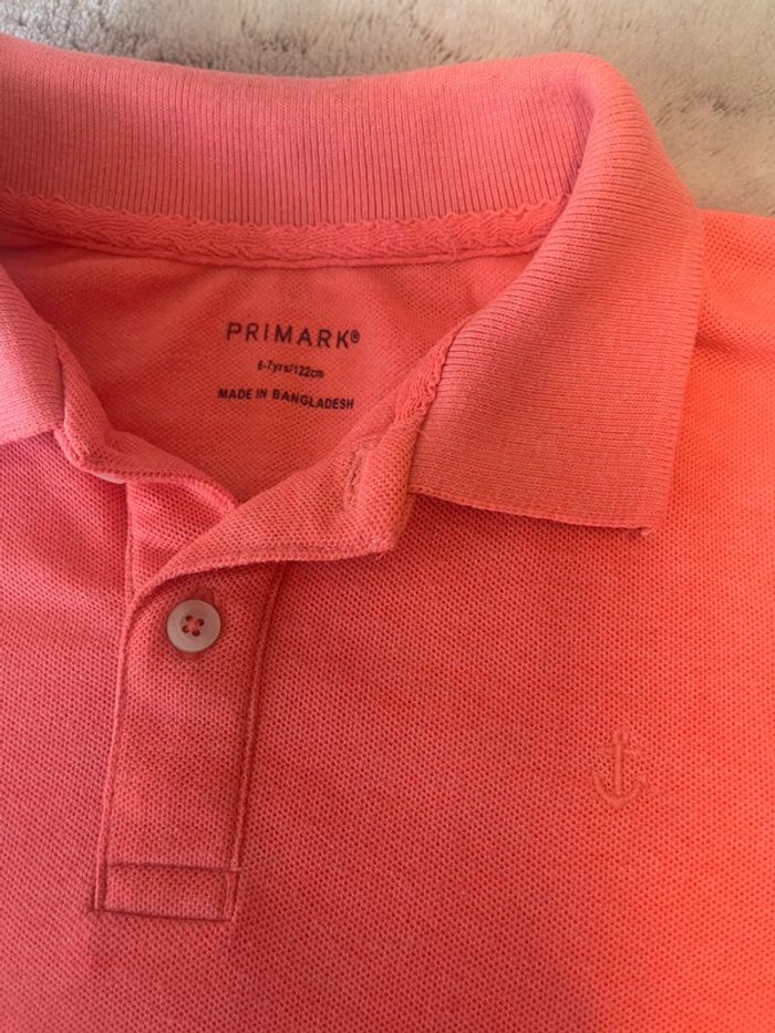 Polo corail - Primark - 6/7 ans 122 cm - photo numéro 2
