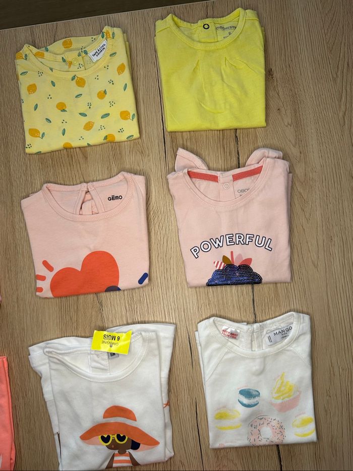 Lot de 11 t-shirts manches courtes - photo numéro 4