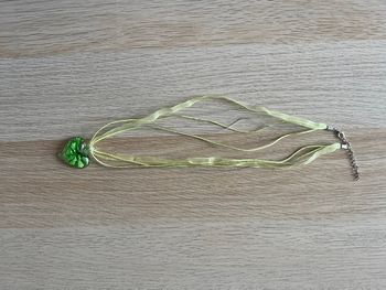 Collier cœur vert