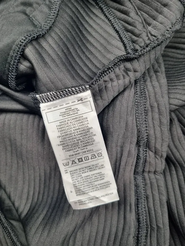 Veste Zippé Adidas noir, XL Femmes - photo numéro 8