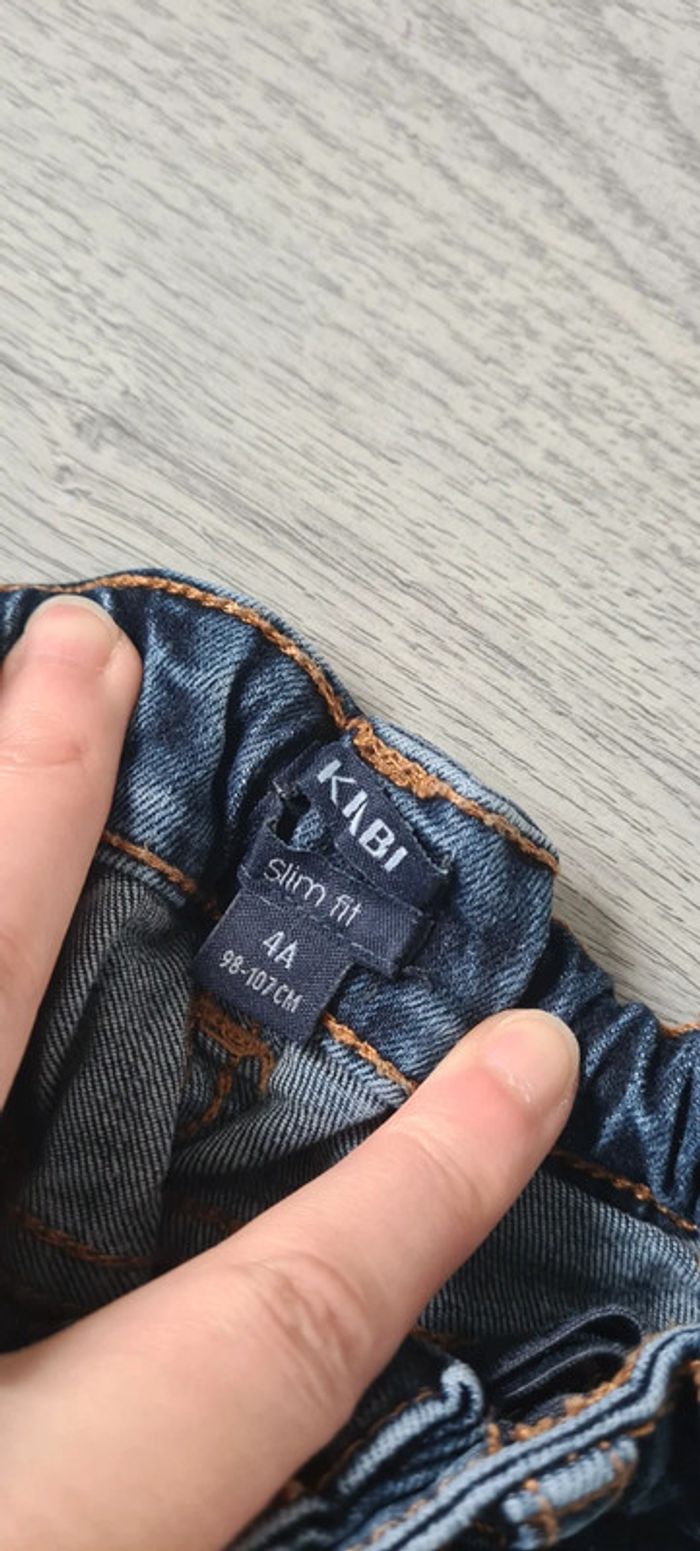 Pantalon Jean Slim fit Kiabi 4 ans - photo numéro 2