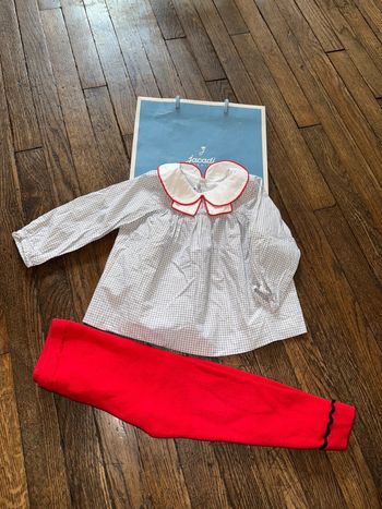 Blouse et legging en maille Jacadi 18 mois