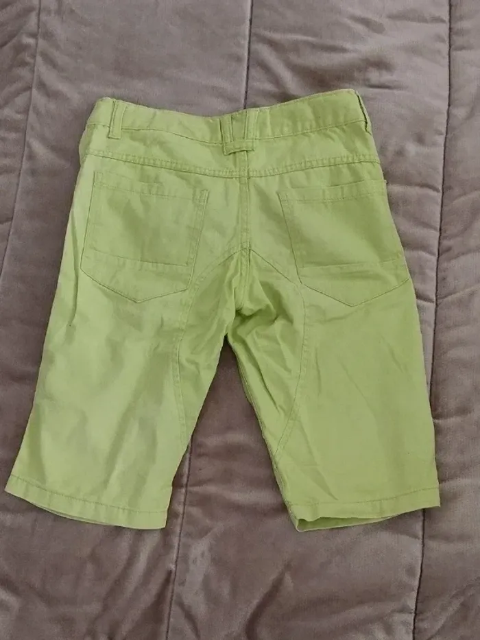 Pantacourt Inextenso jaune vert garçon 10 ans - photo numéro 6