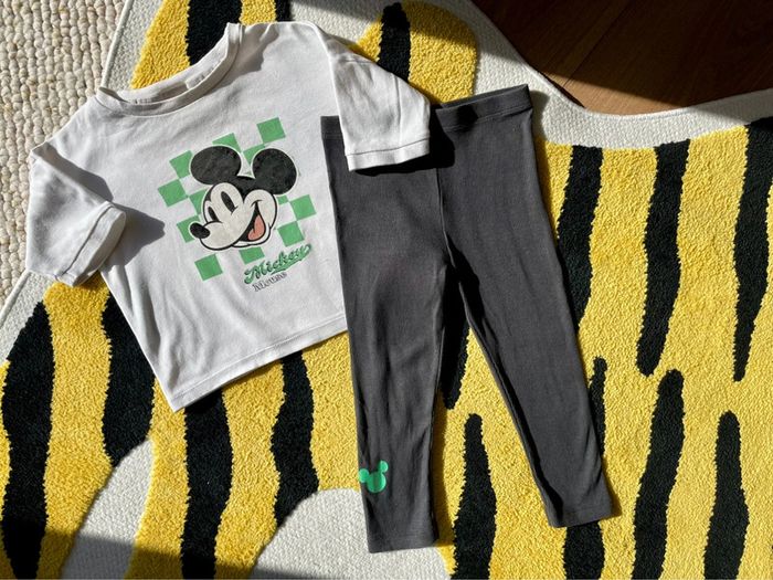 Ensemble Mickey Mouse, T-shirt pantalon - photo numéro 2