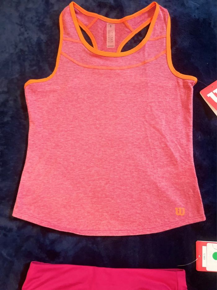 Wilson - Ensemble débardeur et Skirt G Compet Tank junior Taille S - 8 ans - photo numéro 3