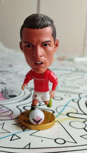 Petite Figurine football neuve cristiano Ronaldo CR7 Manchester United