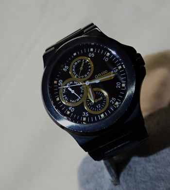 ANCIENNE MONTRE A CALENDRIER  JAPONAISE GR GOODE GOMAN RADIS " ETAT CONVENABLE D'EPOQUE"