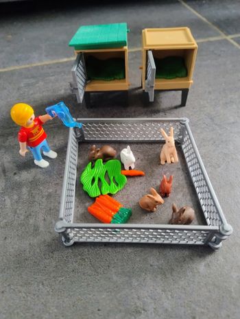 Playmobil enclos à lapin 6140
