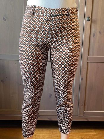 Pantalon H&M orange à motif