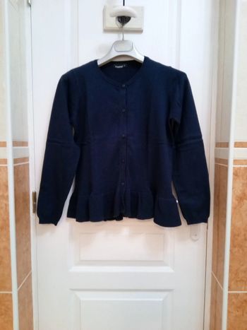 Gilet bleu marine T.14 ans - In Extenso