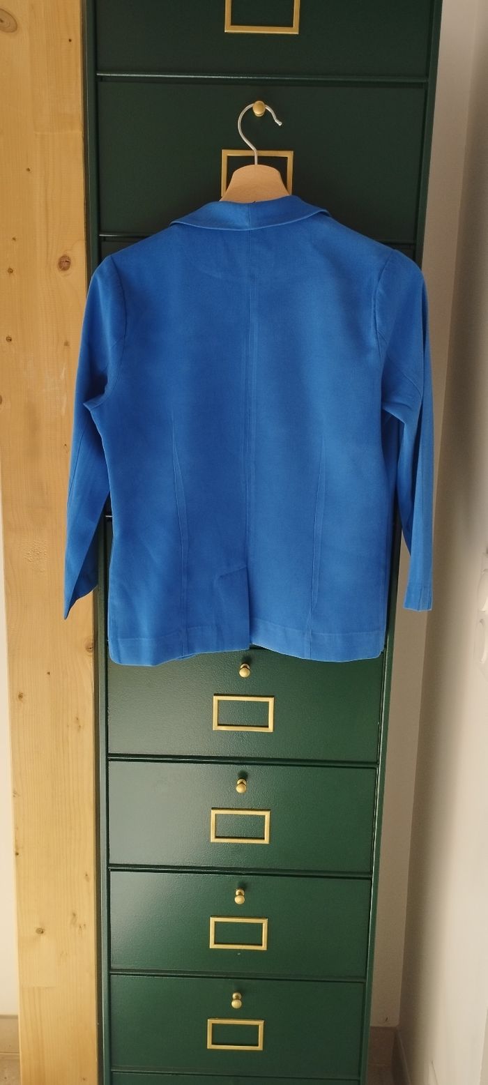 Veste blazer bleu bonobo taille xs - photo numéro 3