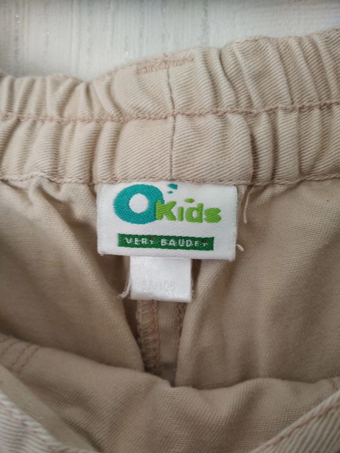 pantalon beige vertbaudet 5 ans - photo numéro 3