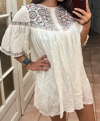 Superbe robe bohème chic - quasi neuve - Zara - taille S