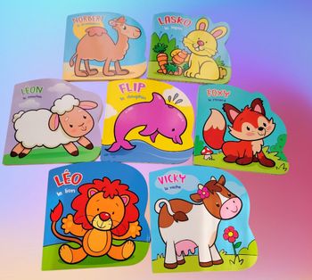 Livre cartonnés d'animaux