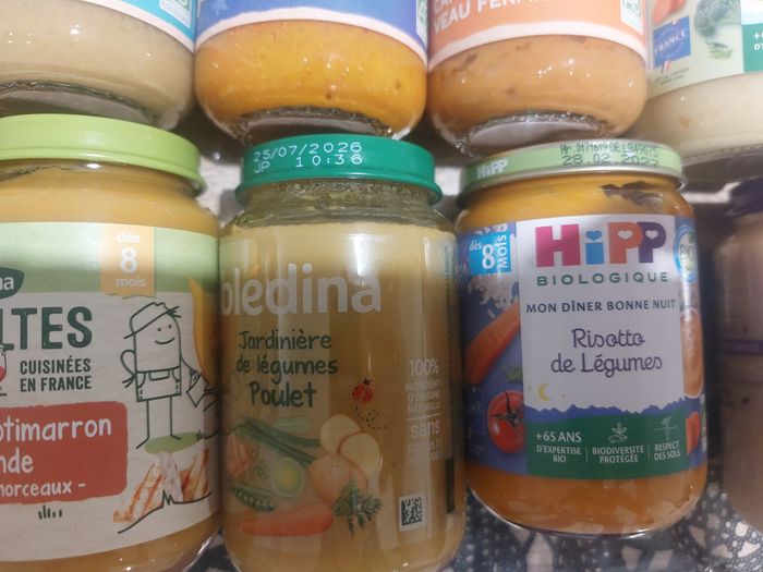 28 pots 6/8mois bledina babybio jour/nuit - photo numéro 5