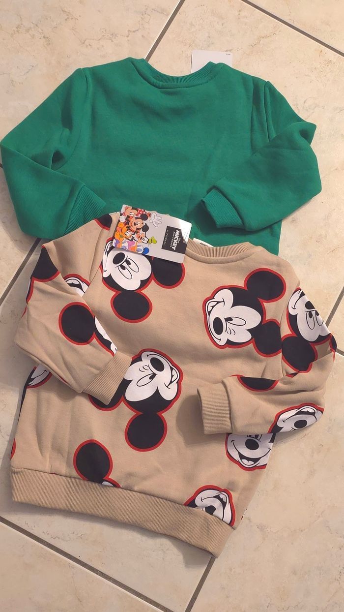 (Neufs non portés) 🏷🤩🥰 sweats molleton et molletonnés 4 ans garçon 🥰🤩💙 - photo numéro 2