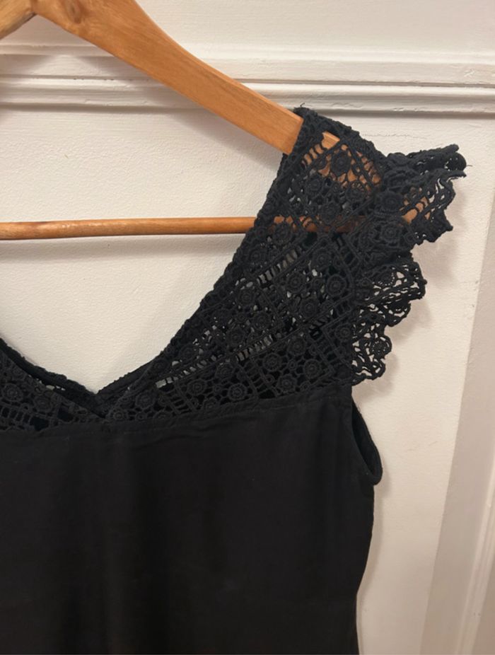 Robe de grossesse noire et dentelle Kiabi - photo numéro 2