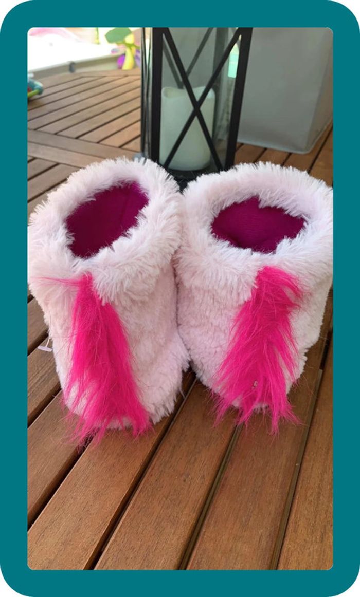 Chaussons licorne - photo numéro 2