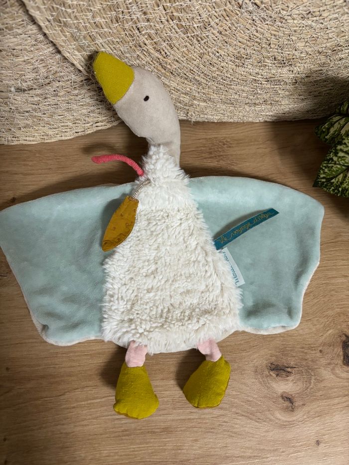 Doudou plat oie le voyage d Olga moulin roty