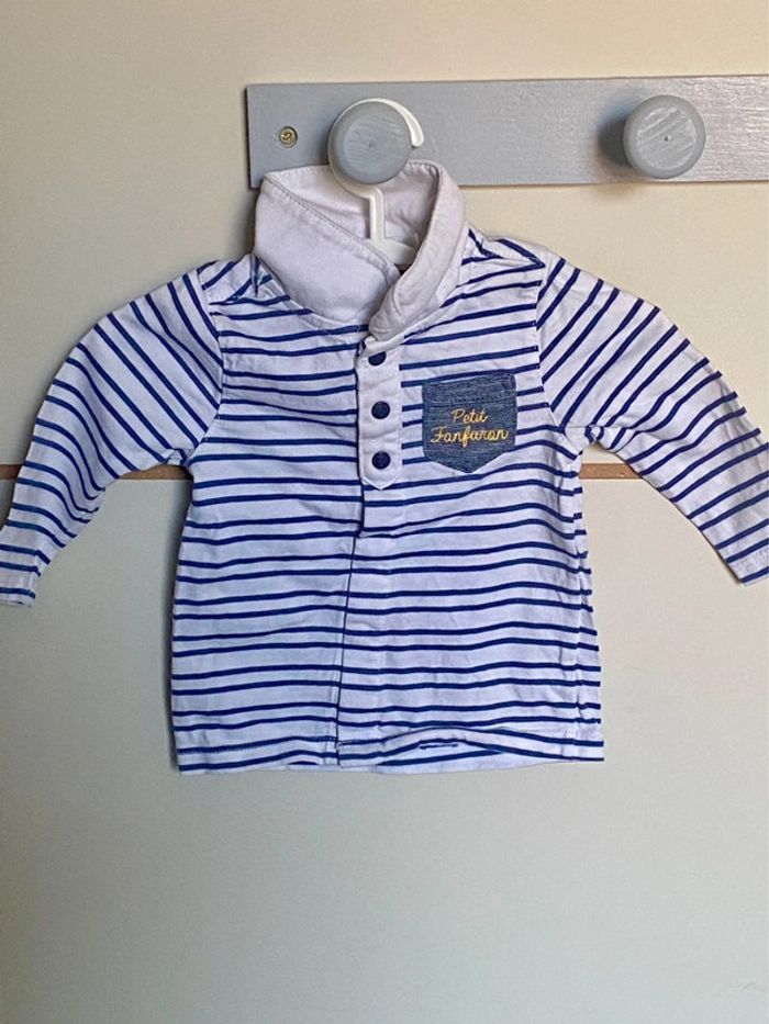 Lot de 2 tee-shirts en taille 3 mois - photo numéro 3