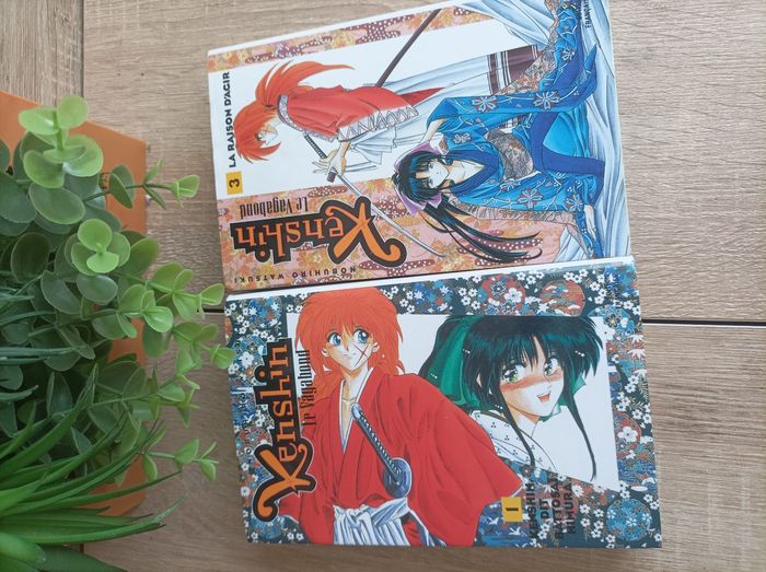 Lot 2 mangas album double Kenshin le vagabond 1 2 3 4 - photo numéro 2