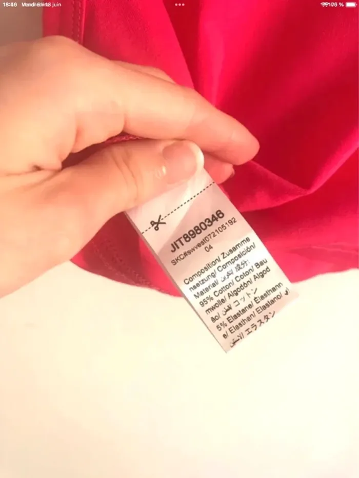 Croptop sans manches Shein fuchsia taille34 neuf jamais porté - photo numéro 6