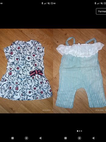 Lot vêtements bébé