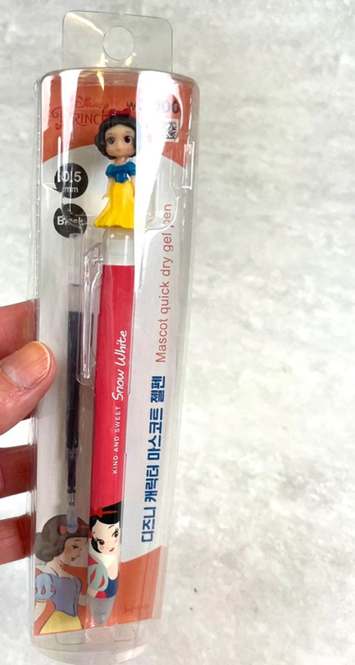 Stylo Disney Korea Blanche neige figurine snow White - photo numéro 4