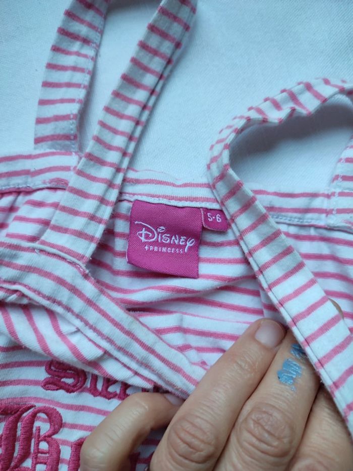 Combinaison short rayée Sleeping beauty 5/6 ans - photo numéro 4